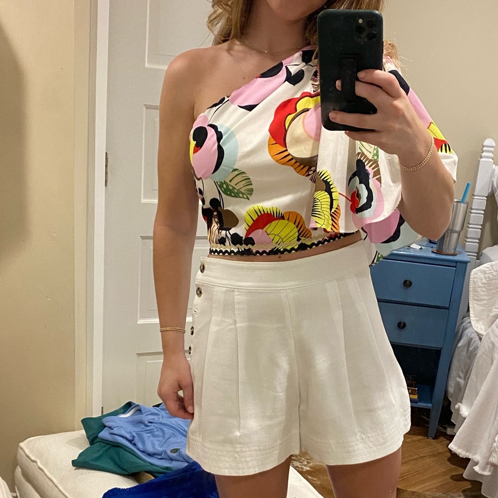 Zara One Shoulder Top